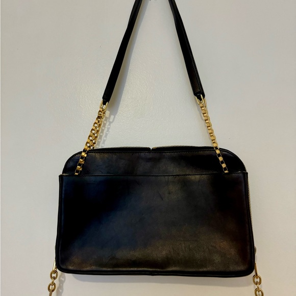 Black Lucy Leather Shoulder Bag - Picture 2 of 10